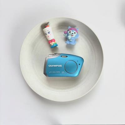 Olympus olympus mju mini digital in ocean blue 🩵⋆˚࿔