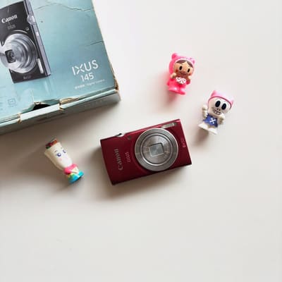 Canon canon ixus 145 red⋆˚꩜｡🍎